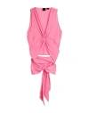 Pinko Woman Top Pink Size 2 Polyester In Pink