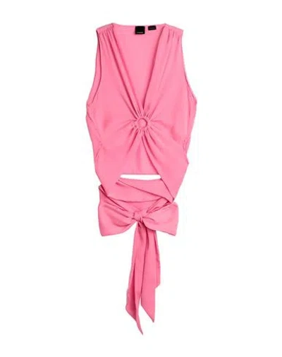 Pinko Woman Top Pink Size 2 Polyester