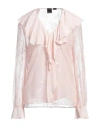 Pinko Woman Top Pink Size 8 Polyamide, Acetate, Silk