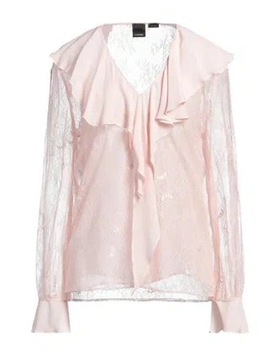 Pinko Woman Top Pink Size 8 Polyamide, Acetate, Silk In Pink
