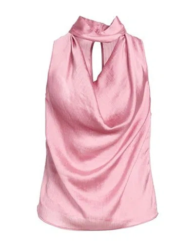 Pinko Woman Top Pink Size M Polyester