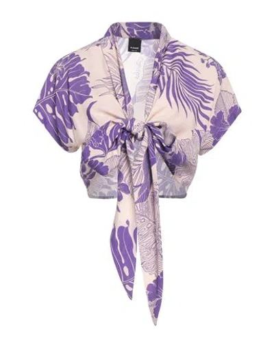 Pinko Woman Top Purple Size 6 Viscose