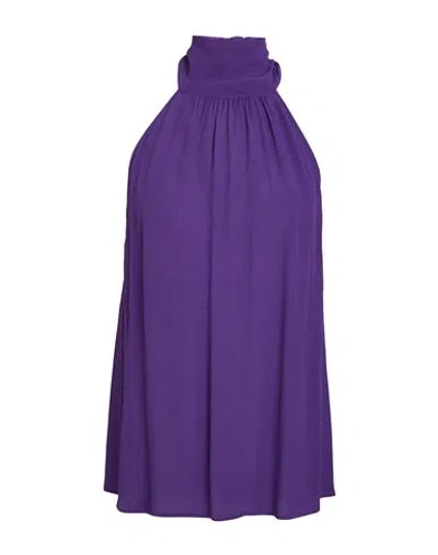 Pinko Woman Top Purple Size M Viscose