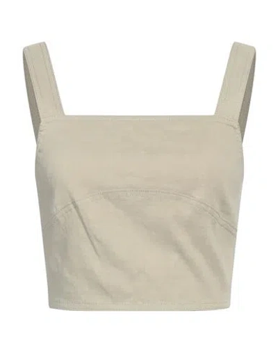 Pinko Woman Top Sand Size 10 Linen, Viscose, Elastane In Beige