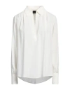 Pinko Woman Top White Size 2 Acetate, Silk, Polyester In White