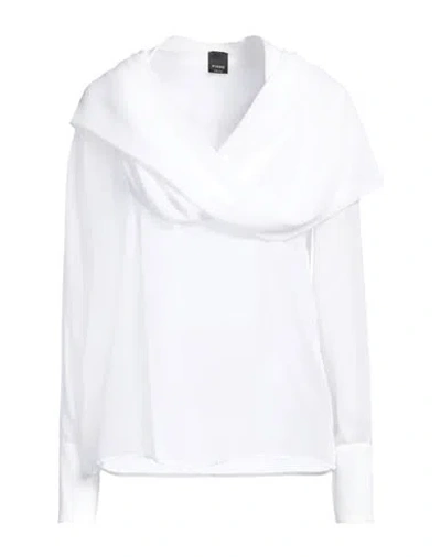 Pinko Woman Top White Size 6 Polyester
