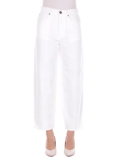 Pinko Woman Trousers 103857a3e1 Z04 Egg Bold White