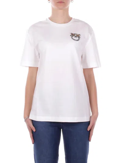 Pinko Woman T-shirt 105526a33f Z05 Amazing T-shirt Jersey White