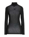 Pinko Woman Turtleneck Black Size L Viscose, Polyamide, Cashmere, Elastane In Black