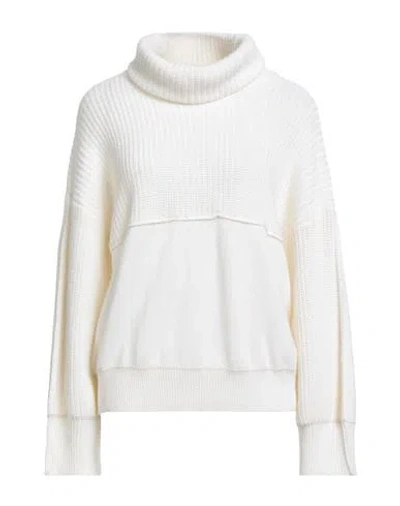 Pinko Woman Turtleneck Ivory Size S Wool, Viscose, Nylon, Cashmere In White