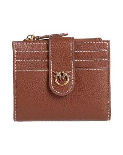 Pinko Woman Wallet Tan Size - Leather In Brown