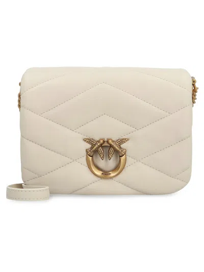 Pinko Love Click Puff Baby Bag In Q White