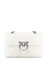 Pinko Baby Love Quilted Leather Shoulder Bag In Multi
