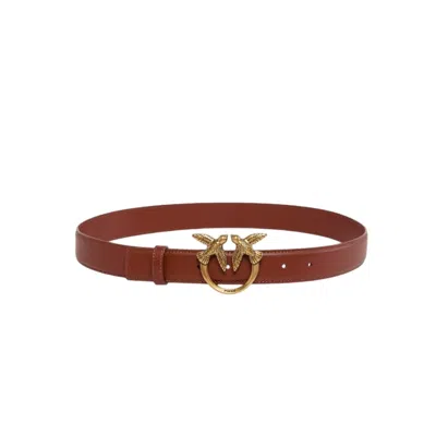Pinko Women's Belt  - Love Berry H3 Belt Calf - Brown
