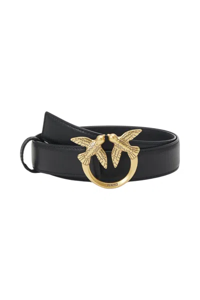 Pinko Women's Belt  100125a0f1 Black/antique Gold