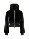 Pinko Black Solid Hood Sweatshirt In Black