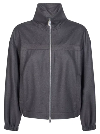 Pinko Women's Bomber Jacket In Gray