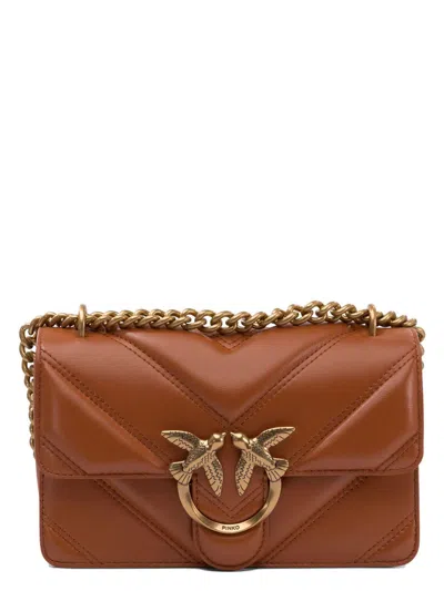 Pinko Women's Crossbody Bags In Brown