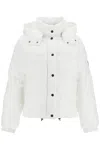Pinko 'down Jacket With Logo Patch In White
