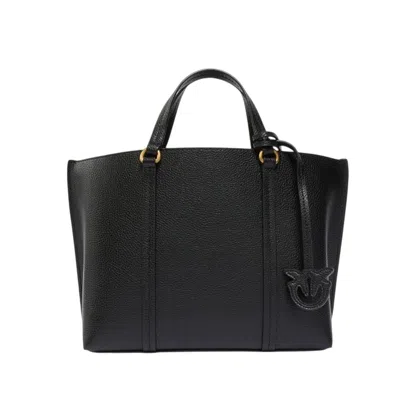 Pinko Women Handbags  - Carrie Shopper Classic Leather - Black