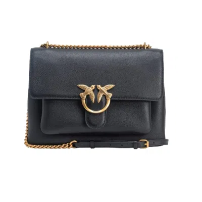 Pinko Women Handbags  - Love Soft Big Leather Banged - Black