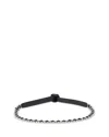 Pinko Leather Belt With Metal Inserts