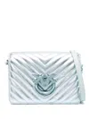 PINKO WOMEN'S ICE LEATHER MATELASSÃ© BAG