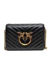 Pinko Women's Love Click Mini Shoulder Bag In Black In Black