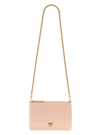 Pinko Women's Love Flat Classic Bag In Powder