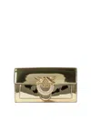 Pinko Women's "love One" Crossbody Wallet In Gold