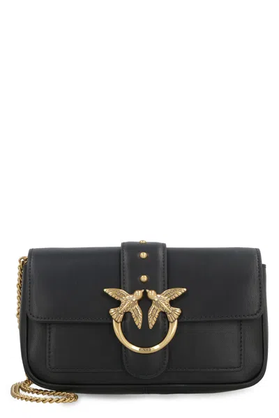 PINKO WOMEN'S LOVE POCKET SIMPLY CROSSBODY BAG