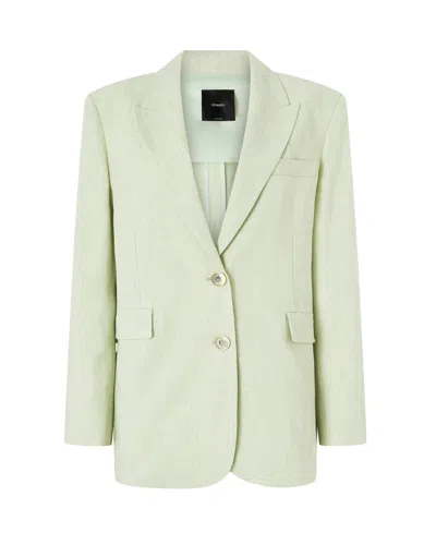 Pinko Women's Mini Jacket In Quasi Acquamar.
