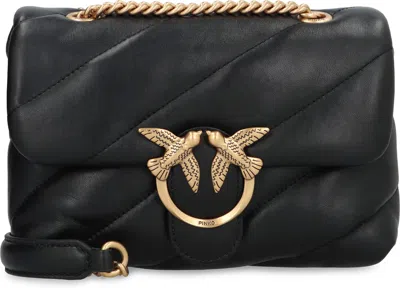 Pinko Women's Mini Love Bag Puff Maxi Quilt In Black