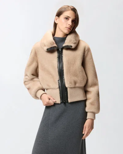 Pinko Women's Outerwear And Jackets  Bagels 105399 A2pi C60 In Neutral