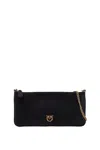 Pinko Borsa A Spalla Horizontal Flat In Black