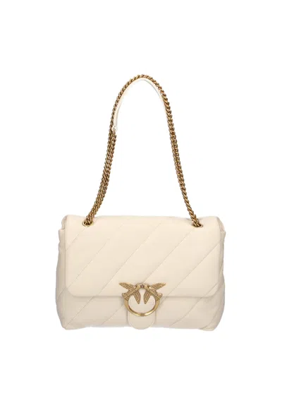 Pinko Women's Shoulder Strap  100037a0f2-z14q White In Bianco Chiari E Naturali