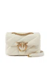 Pinko Classic Love Bag Puff Maxi Quilt In Bianco Chiari E Naturali