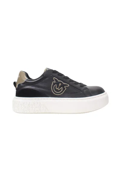 Pinko Women's Sneakers  Ss0039p001 Black/tabacco