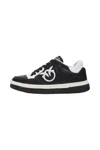 Pinko Women's Sneakers  Ss0049p001 Black/white In Black