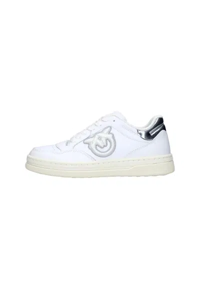 Pinko Women's Sneakers  Ss0077p014 White/silver In Multi