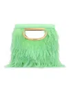 Pinko Women's Square Mini Pochette In Green