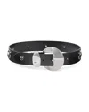 Pinko Women's Studs Vitello Leather Belt