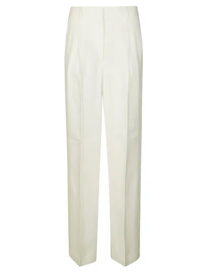 Pinko Wonderwall Pantalone Lino In White