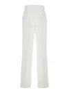 Pinko 'wonderwall' White Pants With Belt Loops In White