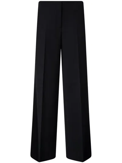Pinko Woodpecker Wool Pants In Black