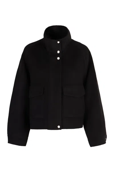 Pinko Wool Blazer In Black