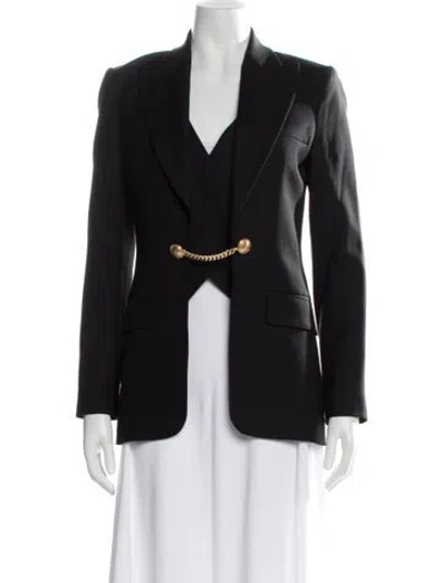 Pre-owned Pinko Wool Blazer In Gray
