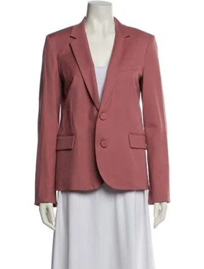 Pre-owned Pinko Wool Blazer In Pink