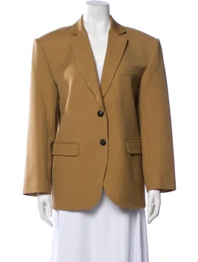 Pre-owned Pinko Wool Blazer W/ Tags In Brown