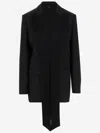 Pinko Sash Blazer In Black